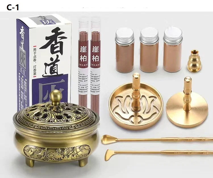 Kit d’Encens Traditionnel “Art du Rituel” – L’Art Ancestral au Service de Votre Calme Intérieur