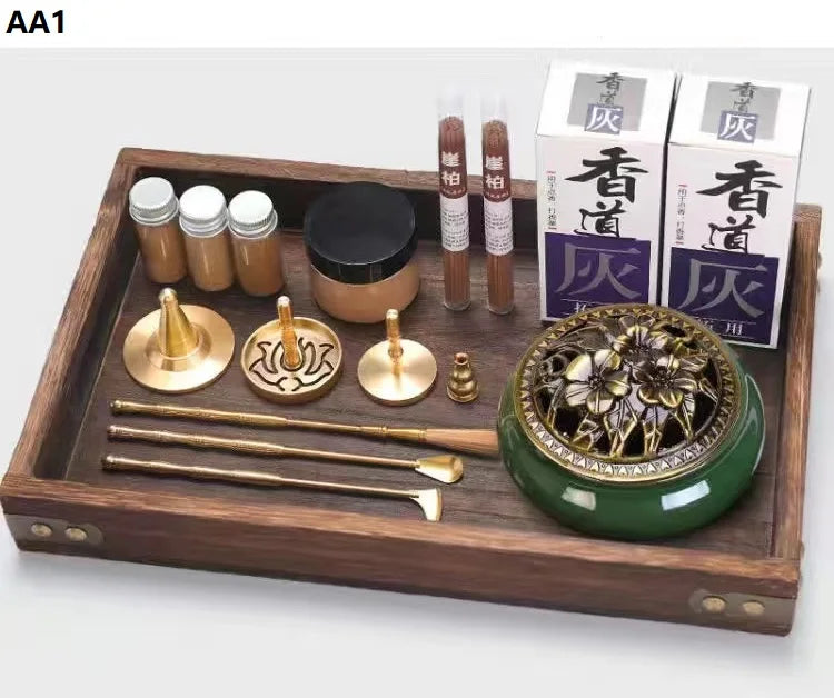 Kit d’Encens Traditionnel “Art du Rituel” – L’Art Ancestral au Service de Votre Calme Intérieur