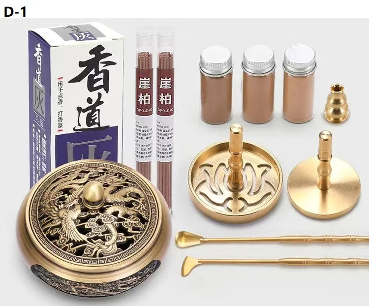 Kit d’Encens Traditionnel “Art du Rituel” – L’Art Ancestral au Service de Votre Calme Intérieur