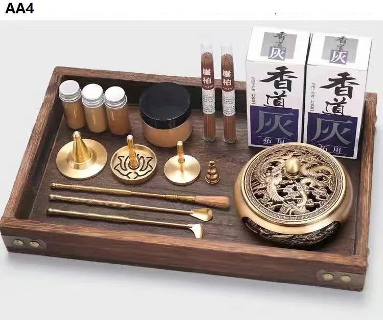 Kit d’Encens Traditionnel “Art du Rituel” – L’Art Ancestral au Service de Votre Calme Intérieur