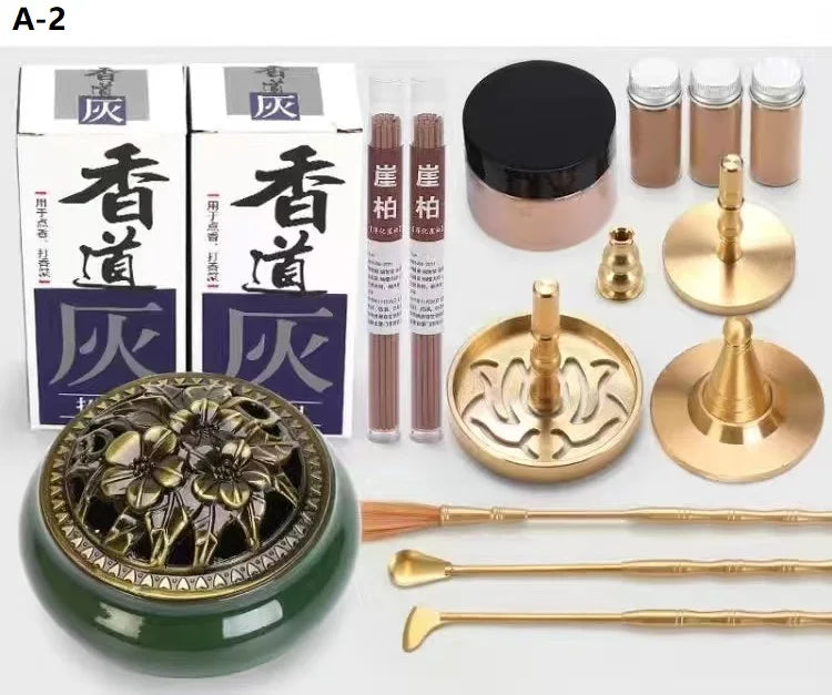 Kit d’Encens Traditionnel “Art du Rituel” – L’Art Ancestral au Service de Votre Calme Intérieur