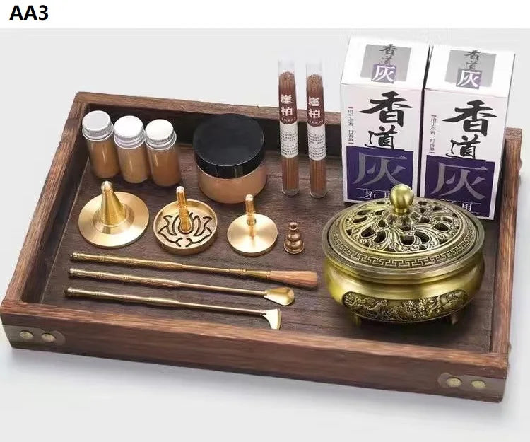 Kit d’Encens Traditionnel “Art du Rituel” – L’Art Ancestral au Service de Votre Calme Intérieur
