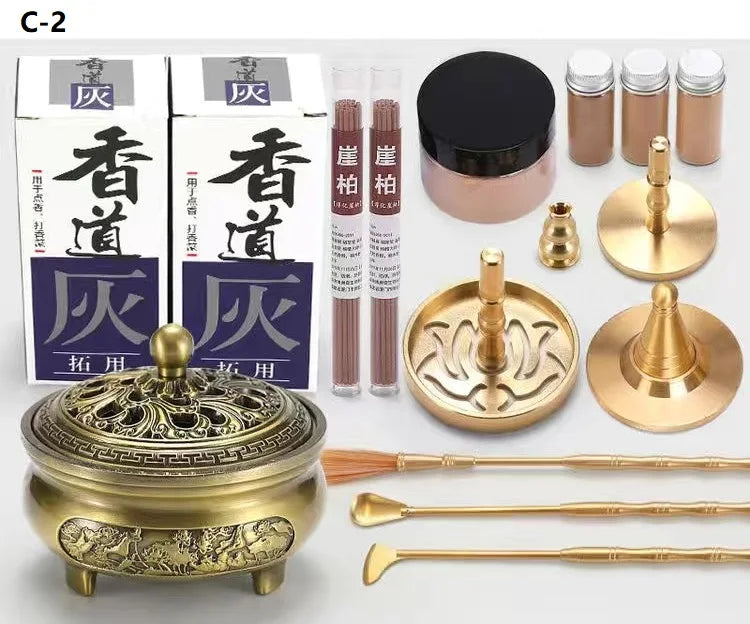 Kit d’Encens Traditionnel “Art du Rituel” – L’Art Ancestral au Service de Votre Calme Intérieur