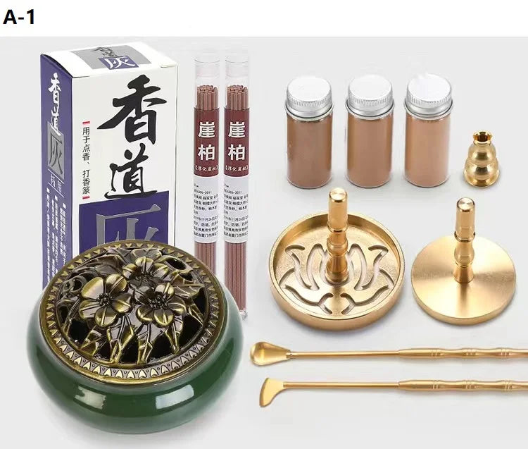 Kit d’Encens Traditionnel “Art du Rituel” – L’Art Ancestral au Service de Votre Calme Intérieur