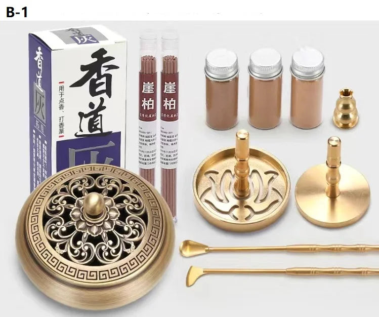 Kit d’Encens Traditionnel “Art du Rituel” – L’Art Ancestral au Service de Votre Calme Intérieur