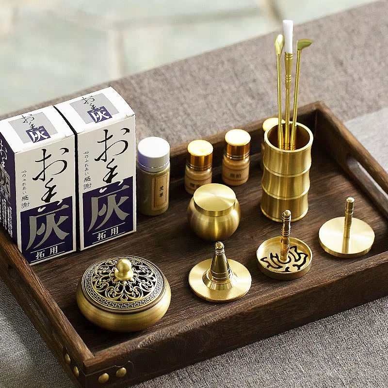 Traditional Incense Set Tower Incense Aroma Making Kit Incense Burner Tray Agarwood Incense Making Tools Burning Accessories